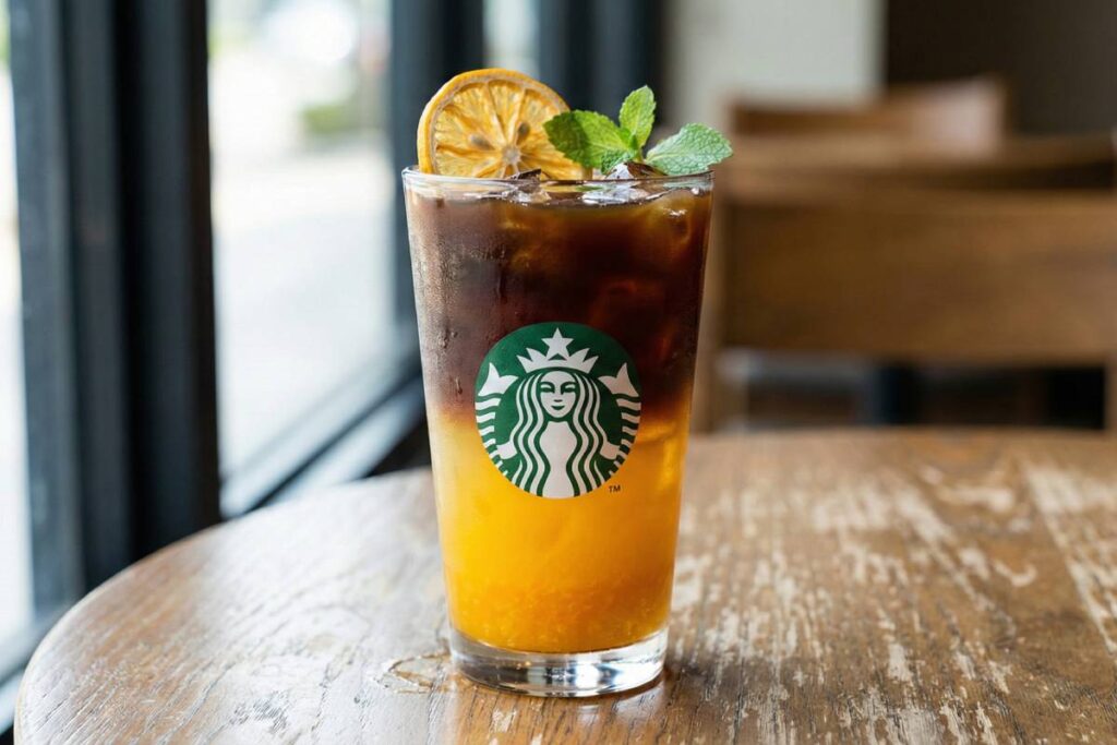 เมนูสตาร์บัค Yuzu Cold Brew Coffee